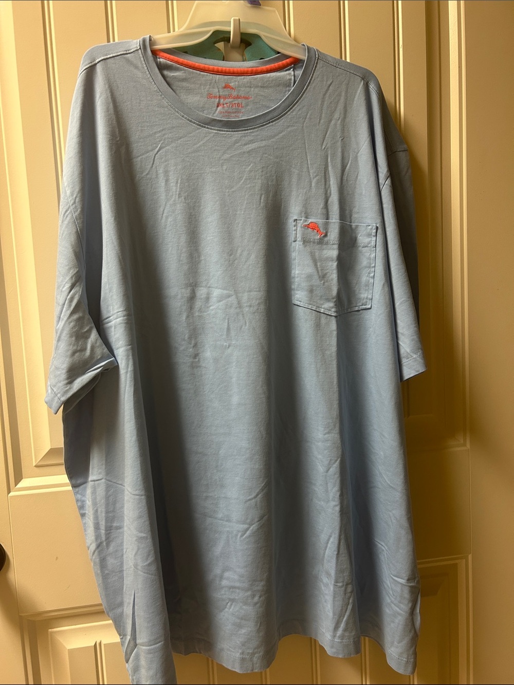 Tommy Bahama Men’s Short Sleeve Pocket Tee - Light Blue